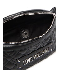 LOVE MOSCHINO QUILTED Pungă lac negru - Genți femei - 4