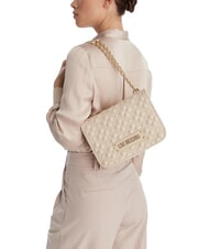 LOVE MOSCHINO QUILTED Geantă de umăr fildeş - Genți femei - 2