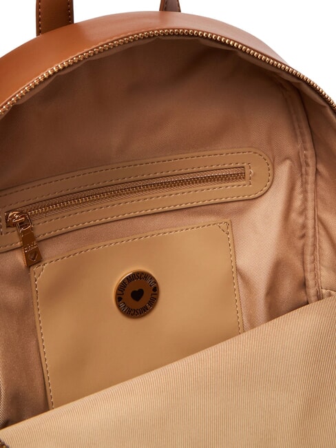 EMBOSSED Rucsac cu buzunar PIELE - Genți femei
