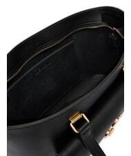 LOVE MOSCHINO HEART TURNLOCK Sacoșă de cumpărături negru - Genți femei - 4
