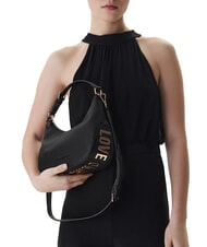 LOVE MOSCHINO GIANT Geantă de umăr, cu curea de umăr negru - Genți femei - 2