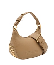 LOVE MOSCHINO GIANT Geantă mini cu curea de umăr bej - Genți femei - 3