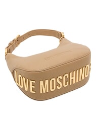 LOVE MOSCHINO GIANT Geantă mini cu curea de umăr bej - Genți femei - 4
