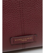 GIANNI CHIARINI ARYNA Geantă de umăr din piele boabe de vin - Genți femei - 3