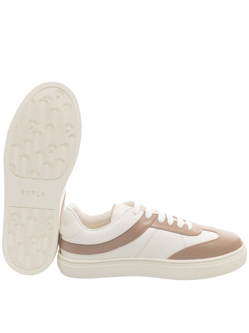 CITY  Adidași din piele pudră de talc h+taupe - Pantofi femei