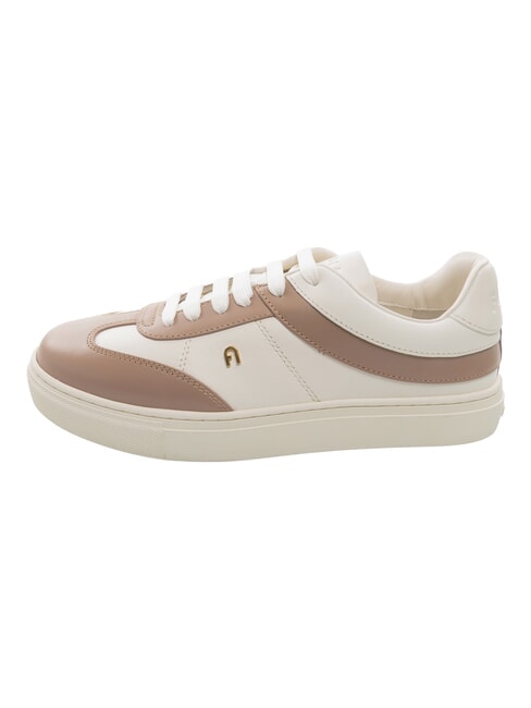 CITY  Adidași din piele pudră de talc h+taupe - Pantofi femei