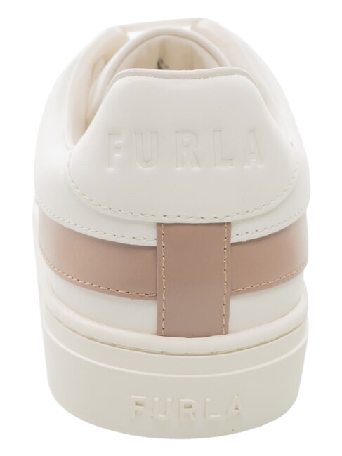 CITY  Adidași din piele pudră de talc h+taupe - Pantofi femei