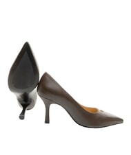 FURLA ATELIER  Decolteu piele, toc 9 cm ciocolată - Pantofi femei - 2
