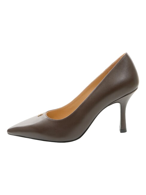 ATELIER  Decolteu piele, toc 9 cm ciocolată - Pantofi femei