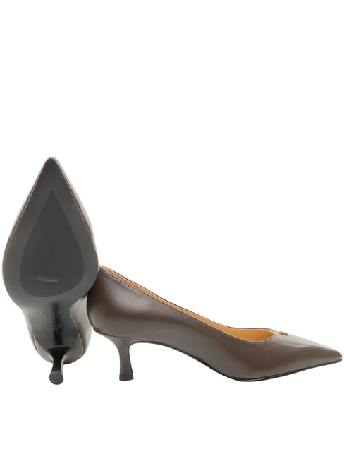 ATELIER  Decolteu din piele cu toc de 5 cm ciocolată - Pantofi femei