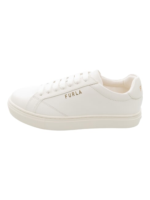 CITY Adidași din piele de vițel talc - Pantofi femei