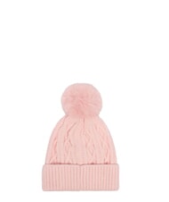GUESS KIDS POM POM Pălărie cu pompoane zahăr roz - Pălărie pentru copii - 2