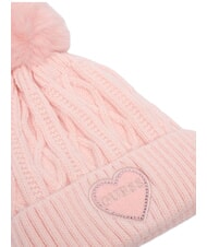 GUESS KIDS POM POM Pălărie cu pompoane zahăr roz - Pălărie pentru copii - 3