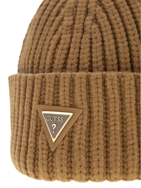 NOELLE 2 KNITTED Pălărie cu manșetă cappuccino - Căciuli