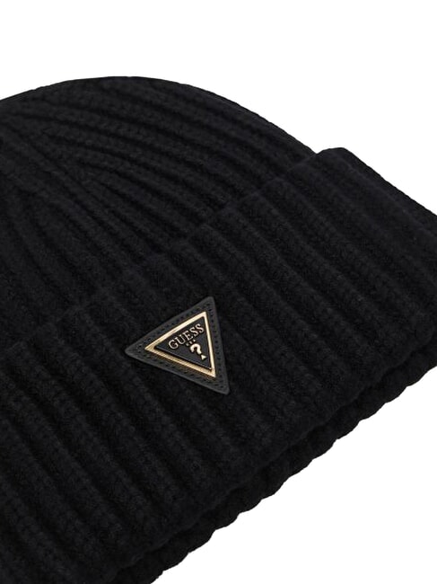 NOELLE 2 KNITTED Pălărie cu manșetă BLACK - Căciuli