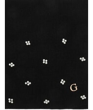 GUESS KNITTED Eșarfă cu sclipici BLACK - Eșarfe - 4