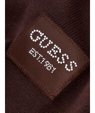 GUESS KNITTED Eșarfă cu logo maro amar - Eșarfe - 3