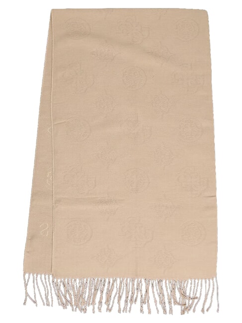 CARMELLA Eşarfă logo taupe deschis - Eșarfe