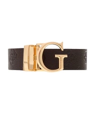 GUESS JENA Centura dubla fata logo os/logo maro - Curele - 3