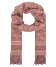 GUESS JACQUARD Eșarfă cu franjuri logo cu scorțișoară - Eșarfe - 2