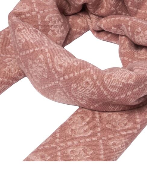 JACQUARD Eșarfă cu franjuri logo cu scorțișoară - Eșarfe