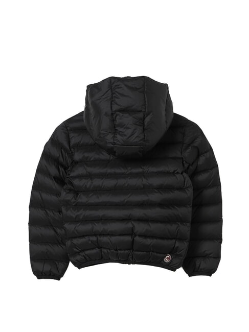 DELUXE Jachetă de puf cu glugă negru - Jachete pentru copii