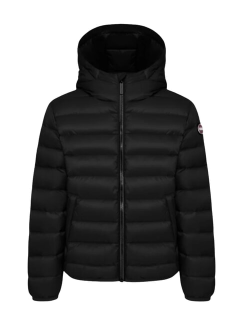 DELUXE Jachetă de puf cu glugă negru - Jachete pentru copii
