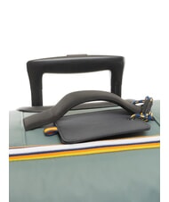 KWAY BLOSSAC  Cărucior pentru bagaje de m&acirc;nă impermeabil balsam verde-negru p - Bagaje de m&acirc;nă - 4