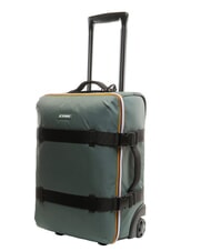 KWAY BLOSSAC  Cărucior pentru bagaje de m&acirc;nă impermeabil balsam verde-negru p - Bagaje de m&acirc;nă - 7