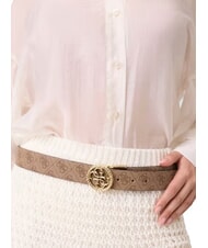 GUESS CLASSIC Curea reversibilă și reglabilă LOGO LAPTE - Curele - 5