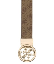 GUESS NOELLE  Centura reversibila logo latte/lemn de trandafir - Curele - 4