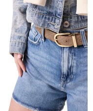 GUESS YVONNE LOGO Curea reversibilă LOGO LAPTE - Curele - 5