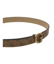 GUESS CLASSIC Curea reversibilă LOGO LAPTE - Curele - 4