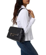 GUESS ANTONIA Geantă de umăr reglabilă BLACK - Genți femei - 5