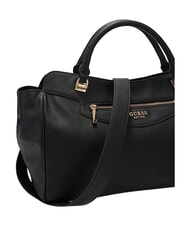 GUESS ANTONIA Geantă de m&acirc;nă cu curea de umăr BLACK - Genți femei - 5