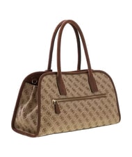 GUESS SAMANTHA Geantă de m&acirc;nă, cu curea de umăr logo latte / maro - Genți femei - 3