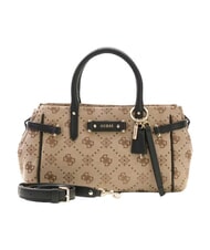 GUESS DOROTHY Geantă de m&acirc;nă cu curea de umăr logo lapte/negru - Genți femei - 6