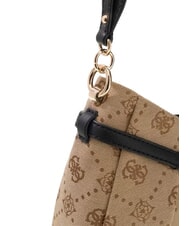 GUESS DOROTHY Geantă de umăr logo lapte/negru - Genți femei - 4