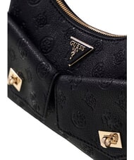 GUESS BLAKE Geantă de umăr logo negru - Genți femei - 5