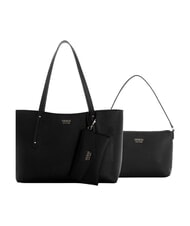 GUESS BRENTON Geantă de umăr BLACK - Genți femei - 3