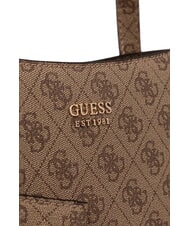 GUESS BRENTON Geantă de umăr LOGO LAPTE - Genți femei - 4