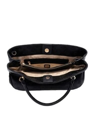GUESS CARMELLA Geantă de m&acirc;nă, cu curea de umăr logo negru - Genți femei - 5