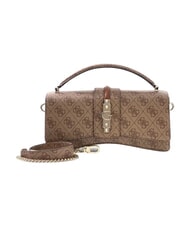 GUESS YVONNE LOGO Geantă de m&acirc;nă, cu curea de umăr LOGO LAPTE - Genți femei - 5
