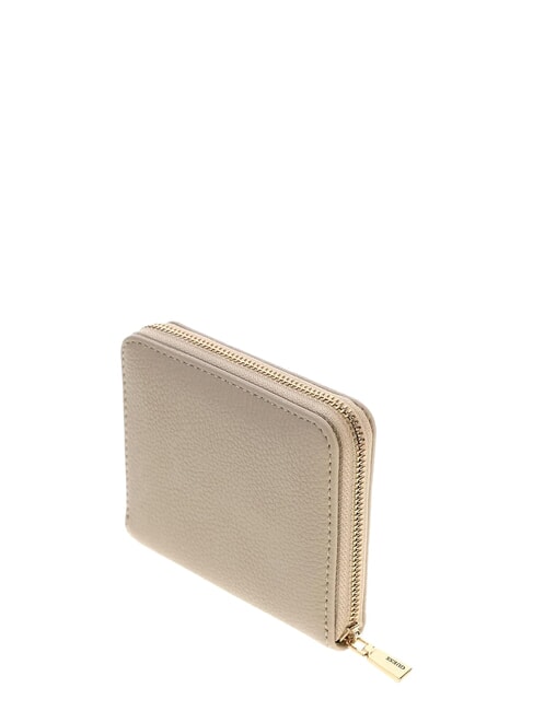 MELODY Portofel compact cu fermoar taupe deschis - Portofele femei
