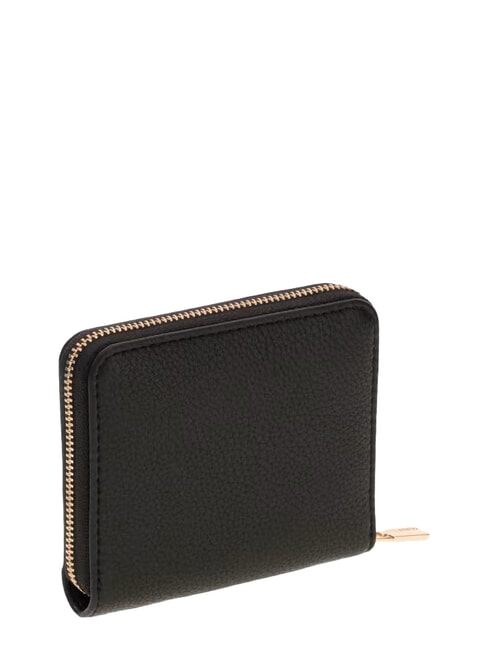 MELODY Portofel compact cu fermoar BLACK - Portofele femei