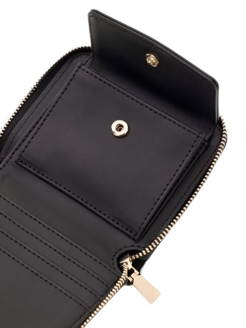 MELODY Portofel compact cu fermoar BLACK - Portofele femei