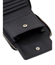 GUESS MELODY Portofel compact cu fermoar BLACK - Portofele femei - 5