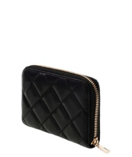 GUESS JULIET Portofel mediu cu fermoar BLACK - Portofele femei - 3