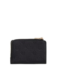 GUESS BLAKE Suport pentru carduri cu portofel pentru monede logo negru - Portofele femei - 2