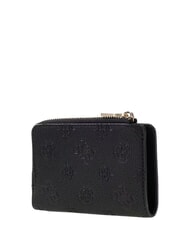 GUESS BLAKE Suport pentru carduri cu portofel pentru monede logo negru - Portofele femei - 3
